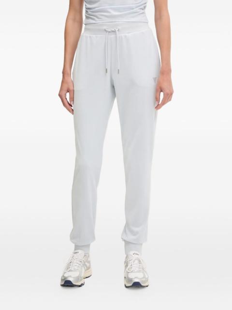 GUESS USA rhinestone-logo track pants