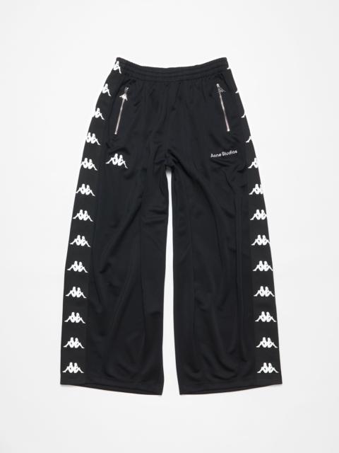 Acne Studios Relaxed fit trousers - Acne Studios x Kappa - Black