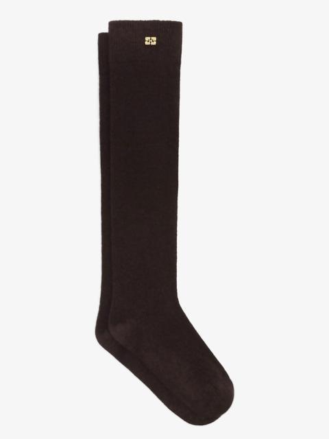 GANNI WOOL MIX HIGH SOCKS