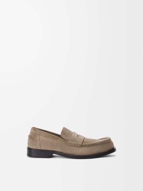 Loewe Bobine loafer in suede calfskin