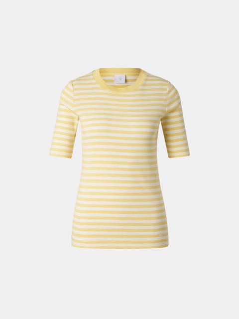 BOGNER Nikini T-shirt in Yellow/Off-White