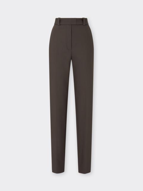Ferrari Straight-Leg Trousers in Crepe