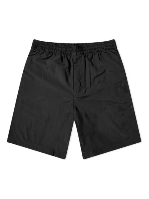 Y-3 adidas Y-3 Large Logo Mid Length Swim Shorts 'Black White' GT5251