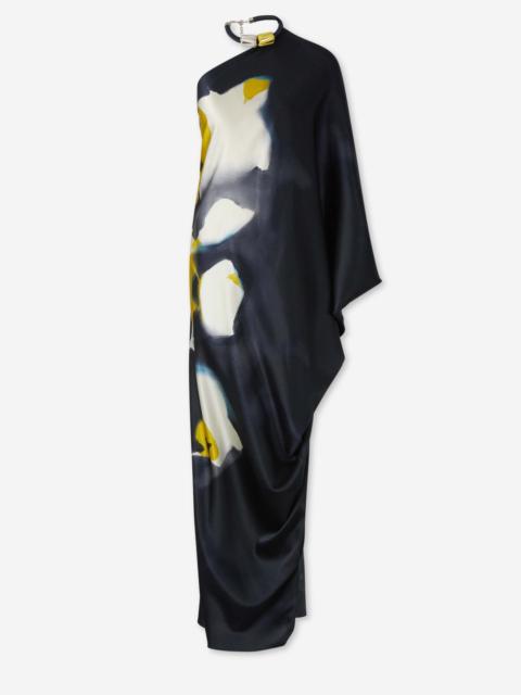 SILVIA TCHERASSI ASYMMETRICAL NECKLINE DRESS