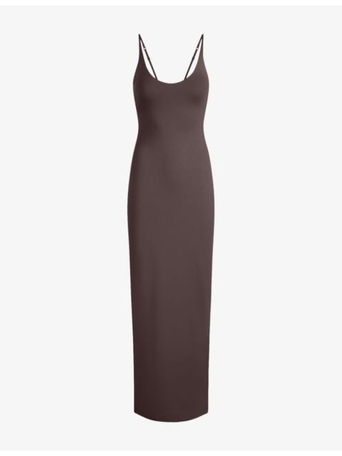 SKIMS Skimpy Scoop-Neck Stretch-Modal Maxi Dress