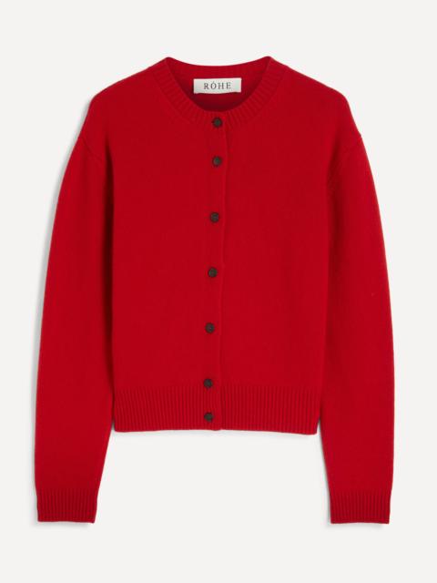RÓHE Red Classic Cardigan