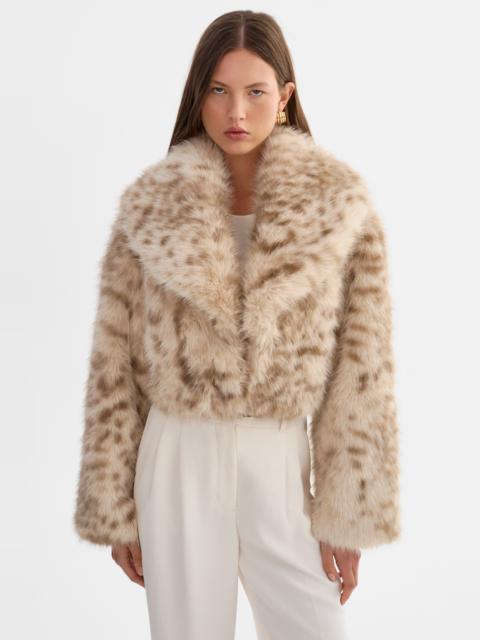 LAMARQUE DANIKA LEO | Faux Fur Crop Jacket