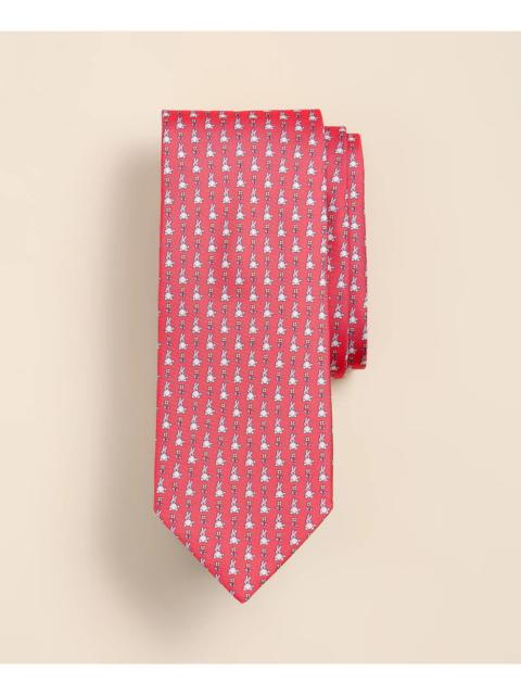 Brooks Brothers Silk Bunny Tie