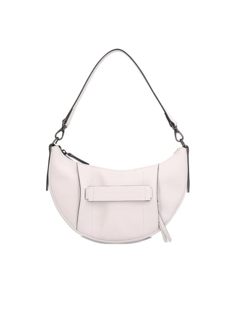 Longchamp crescent-shaped leather shoulder bag