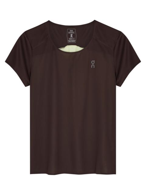 On Performance panelled jersey T-shirt