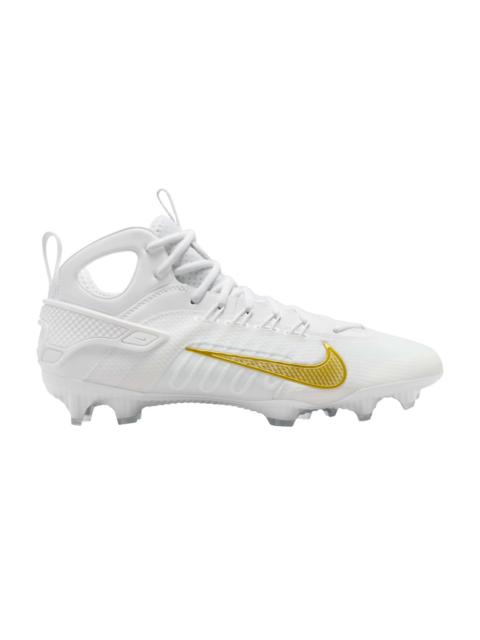 Nike Huarache 9 Elite Mid LAX 'White Metallic Vivid Gold'