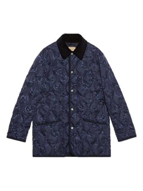 GUCCI Gucci Quilted GG Jumbo Jacket 'Blue' 722499-ZALX3-4348