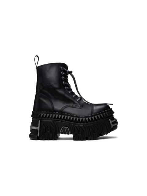 Black New Rock Edition Combat Boots