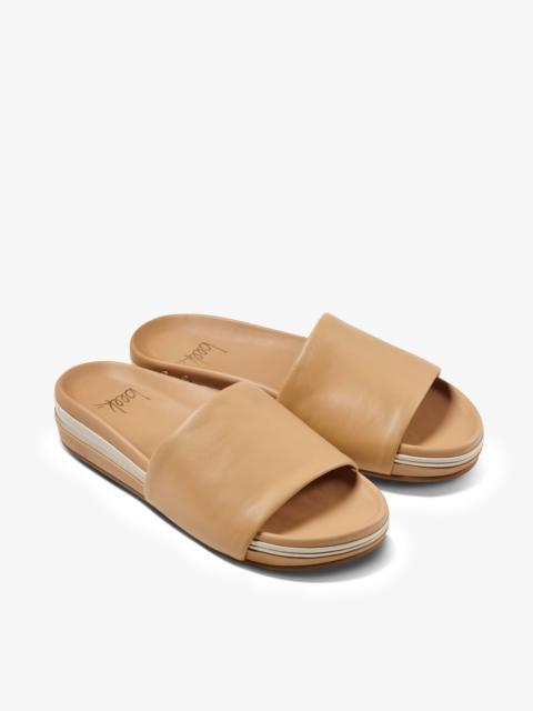 beek Pelican Stripe Leather Platform Sandal