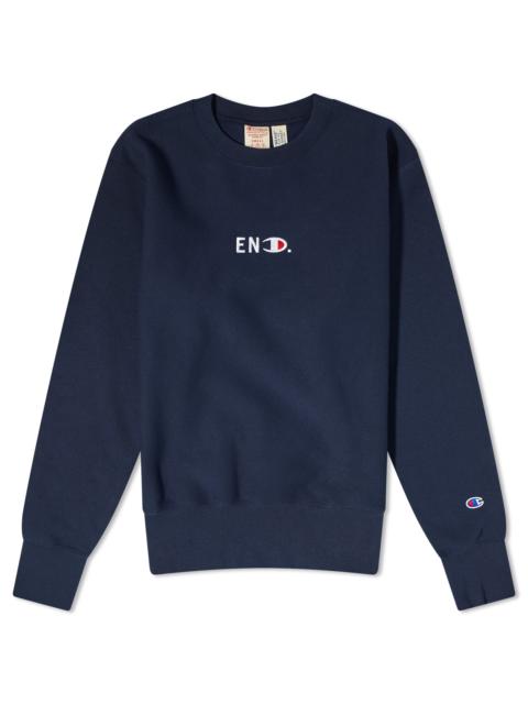 Champion END. x Champion Reverse Weave Crew Sweat REVERSIBLE