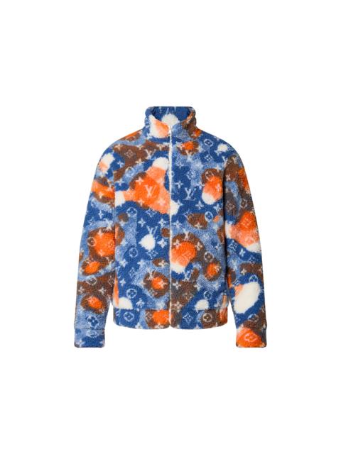 Louis Vuitton Louis Vuitton Jacquard Camo Fleece Blouson Blue/Orange/White