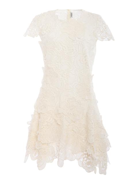 SIMKHAI Novelle Lace Mini Dress white