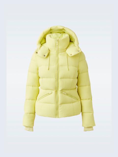MACKAGE MADALYN-TR Tactile Ripstop down jacket with hood