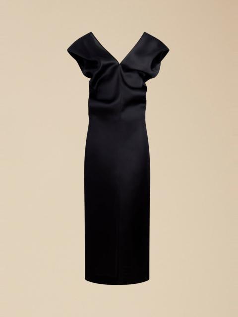 KHAITE The Ima Dress in Black