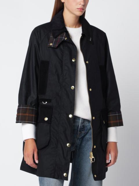 Barbour Waxed cotton jacket, Black