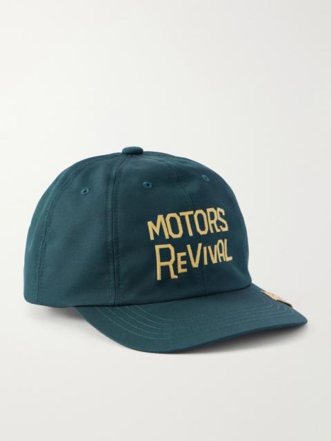 visvim Excelsior Wool and Silk-Blend Twill Cap Green