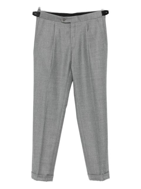 Brioni pleated wool pants