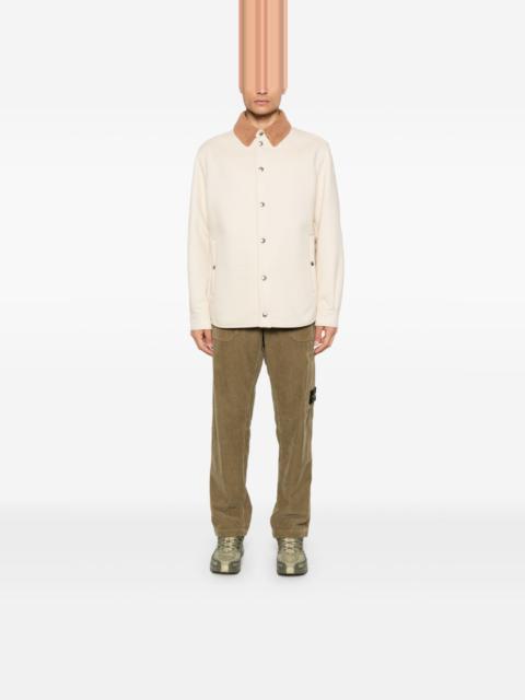 Moncler twill shirt jacket