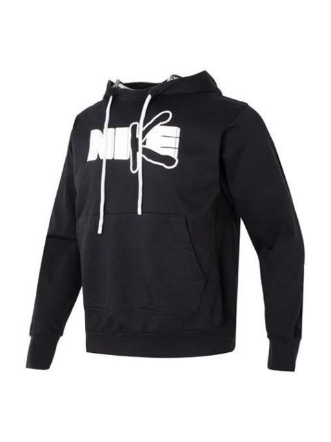 Nike Nike Dri-FIT Standard Issue Premium Pullover Basketball Hoodie 'Black White' DV9502-010