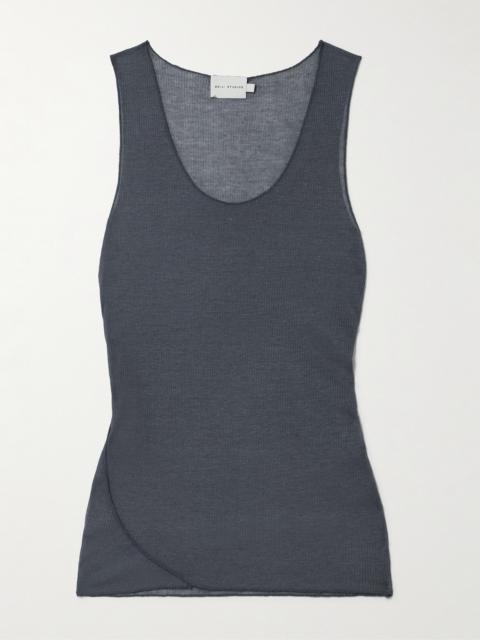 DEIJI STUDIOS Ribbed-knit Tank