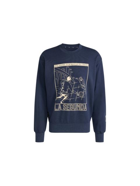 adidas adidas Real Madrid Heritage Crew Sweatshirt Legend Ink