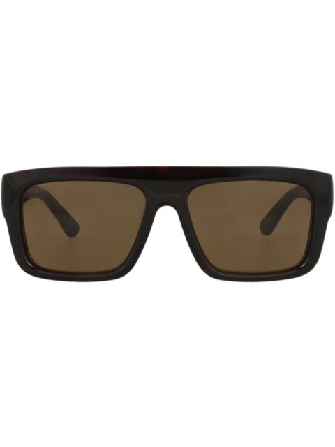 Gucci Square-Frame Recycled Acetate Sunglasses Havana Havana Brown (GG1461S-30014461-002)