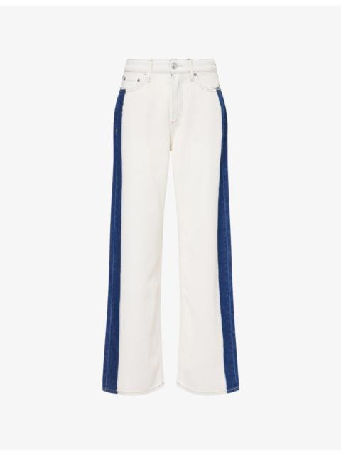 rag & bone Logan Wide-Leg Denim Jeans