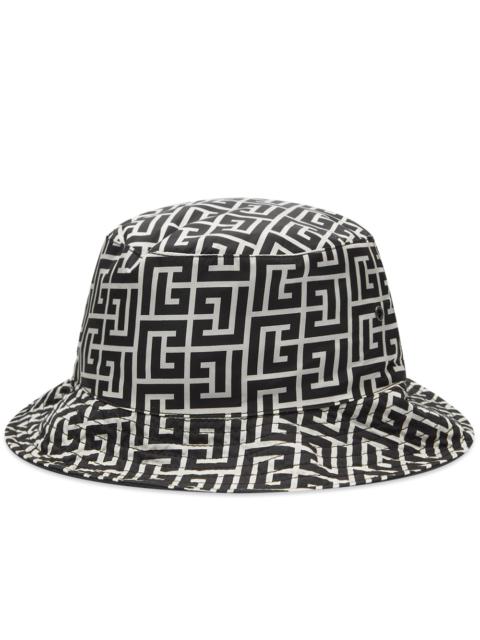 Balmain Balmain Monogram Nylon Bucket Hat