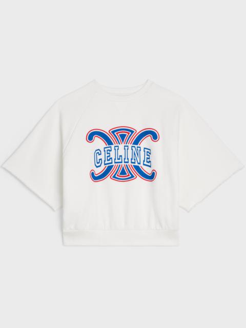 CELINE Celine triomphe sweatshirt in cotton fleece