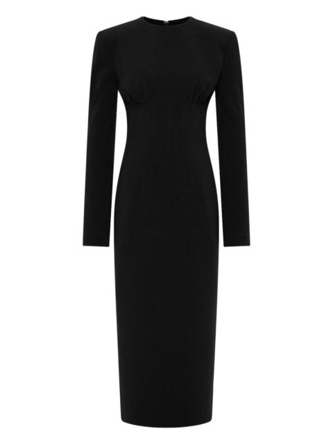 RACHEL GILBERT Dover padded-shoulder maxi gown