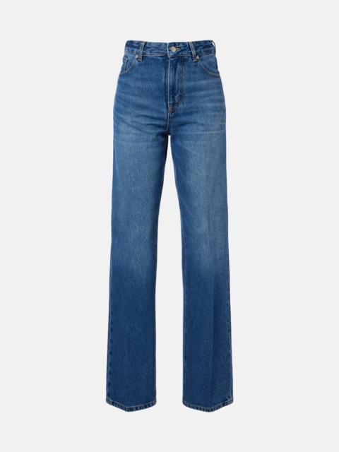 Victoria Beckham High-rise wide-leg jeans