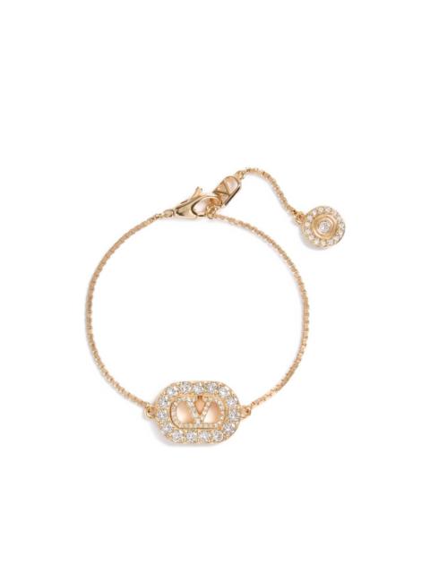 Valentino VLogo Signature metal and Swarovski® crystal bracelet