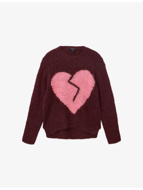 ALLSAINTS Crewneck Wool-Blend Jumper