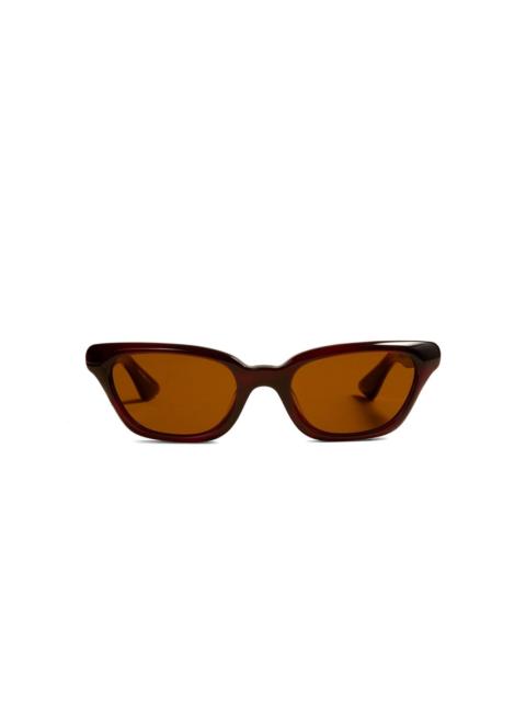 KHAITE geometric-frame sunglasses