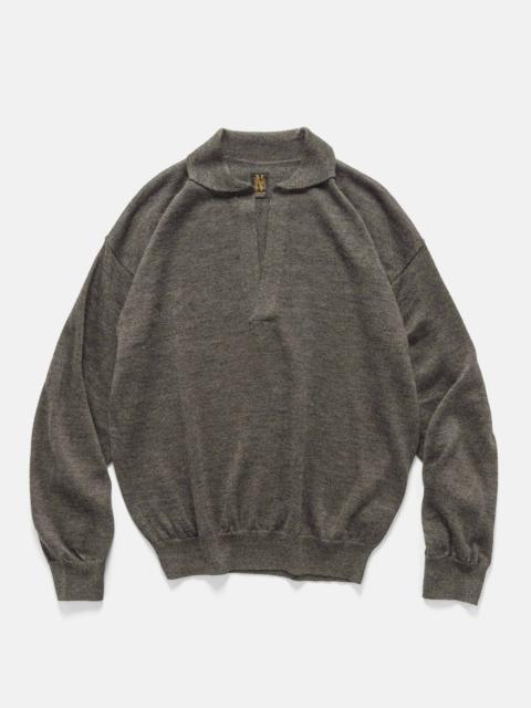 BATONER Ramie Wool Skipper Olive