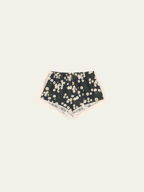 ERES Moi Floral-Print Twill Shorts