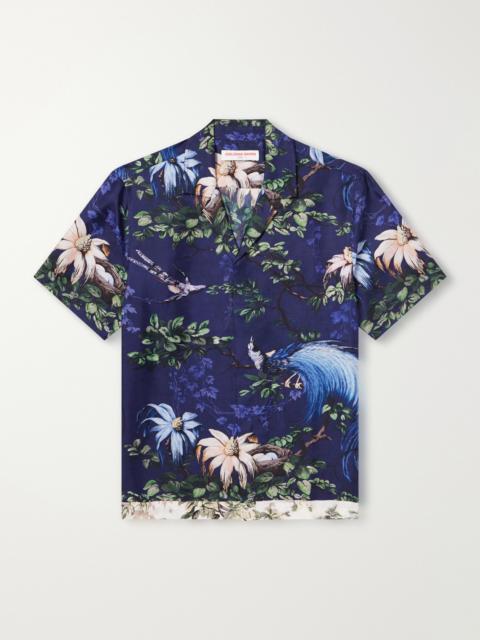 ORLEBAR BROWN Maitan Camp-Collar Printed Silk Shirt