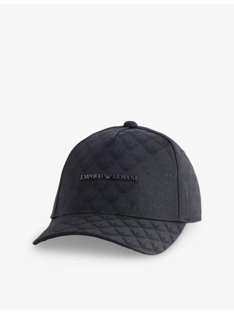 EMPORIO ARMANI Logo-Embellished Woven Baseball Cap