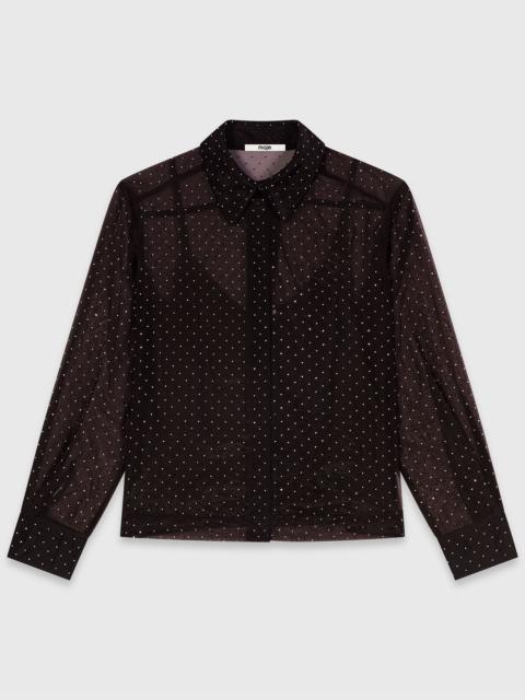 maje Rhinestone shirt