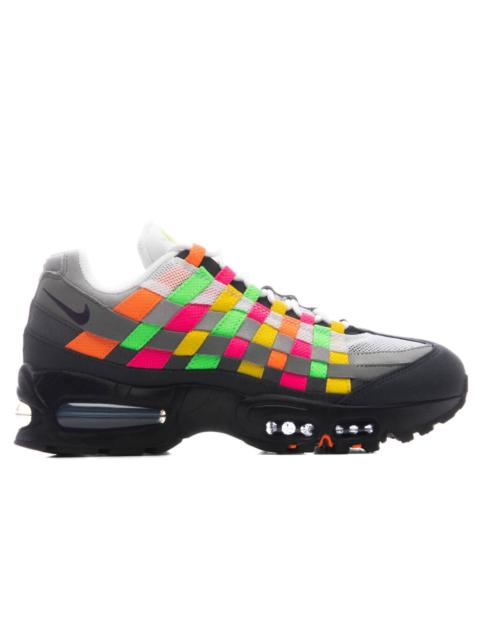 Nike AIR MAX 95 BIG BUBBLE WOVEN 'MULTI' - WHITE/PURPLE DYNASTY/PEARL GREY