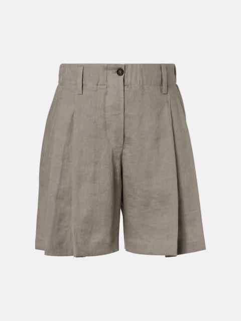 Linen shorts