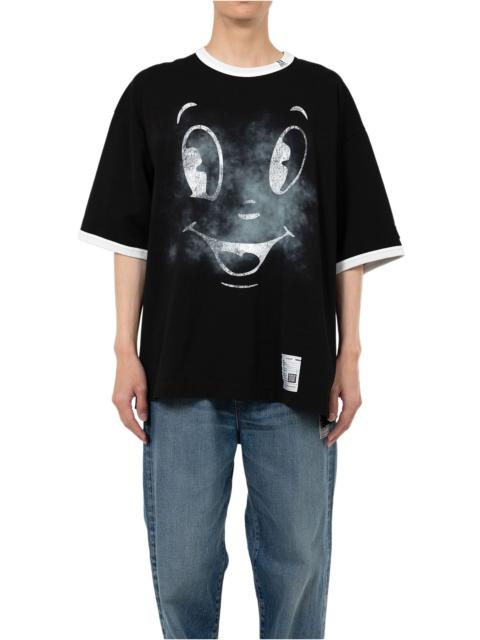 Maison MIHARAYASUHIRO Happy Face Printed Ringer T-shirt