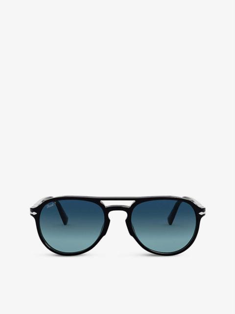 PO3235S pilot-frame acetate sunglasses