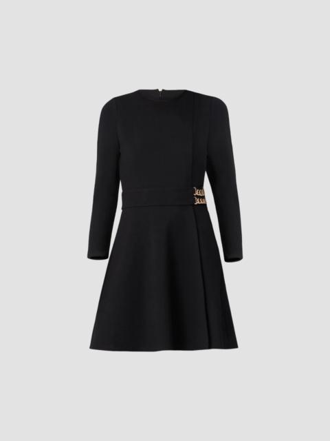 Shoshanna Women's Rachel Chainlink A-Line Mini Dress - Jet
