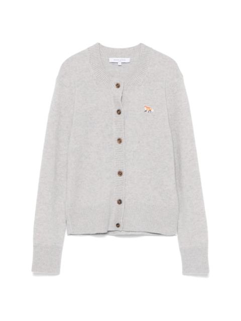 Maison Kitsuné Fox-motif cardigan